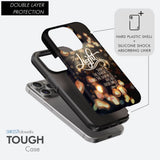 The light shines in darkness John 1:5 Bible verse phone case Christian gifts