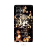 The Light Shines In The Darkness John 1:5 Bible Verse Phone Case Christian Gifts Samsung Galaxy S25 Ultra / Tough Case