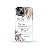 The Lord Bless You And Keep You Floral Numbers 6:24-26 Phone Case iPhone 13 / Tough Case