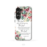 The Lord Bless You And Keep You Floral Numbers 6:24-26 Phone Case Samsung Galaxy S23 (Not for S23 FE) / Tough Case