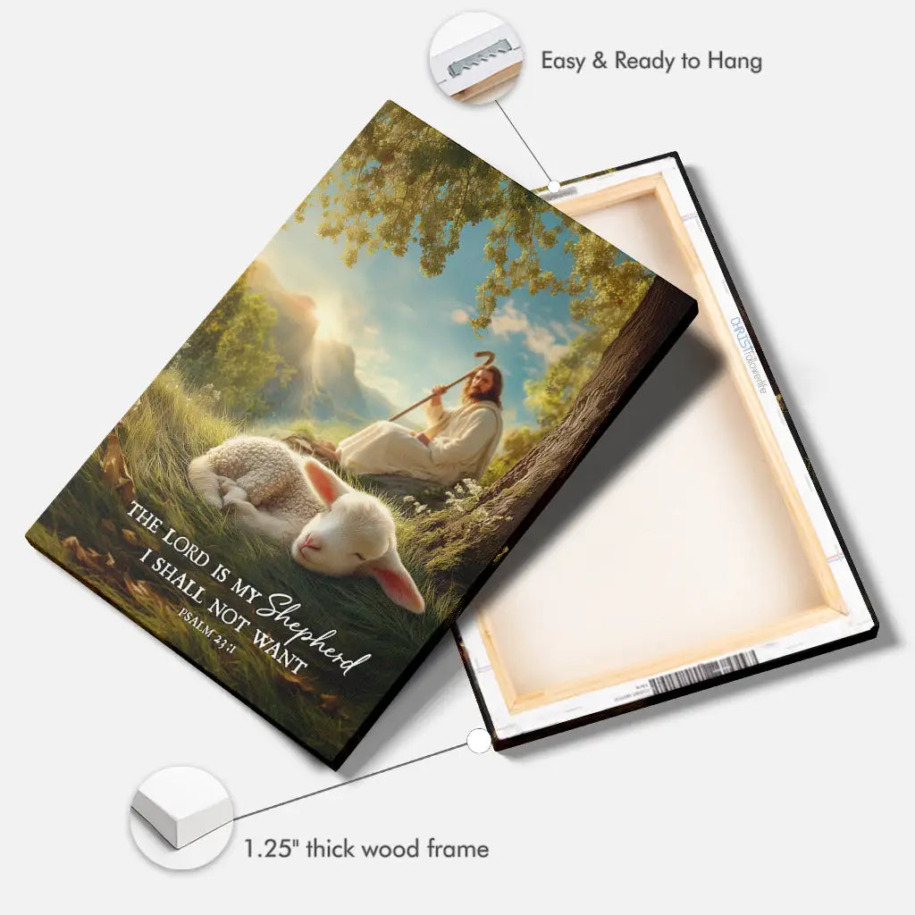 Religious wall art inspired by Psalm 23:1—“The Lord Is My Shepherd.&#39;&#39;