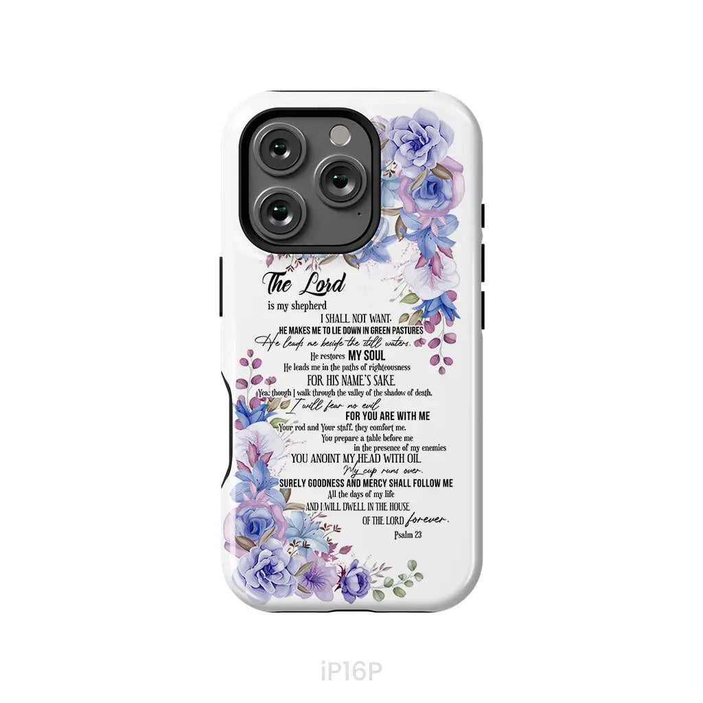 The Lord is my shepherd Psalm 23 phone case Christian phone cases iPhone 16 Pro / Tough Case