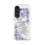 The Lord is my shepherd Psalm 23 phone case Christian cases Samsung Galaxy S24 Plus / Tough