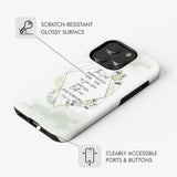 The Lord keeps watch over you as come and go phone case | Bible verse cases
