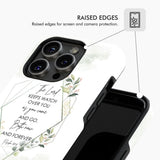 The Lord keeps watch over you as come and go phone case | Bible verse cases