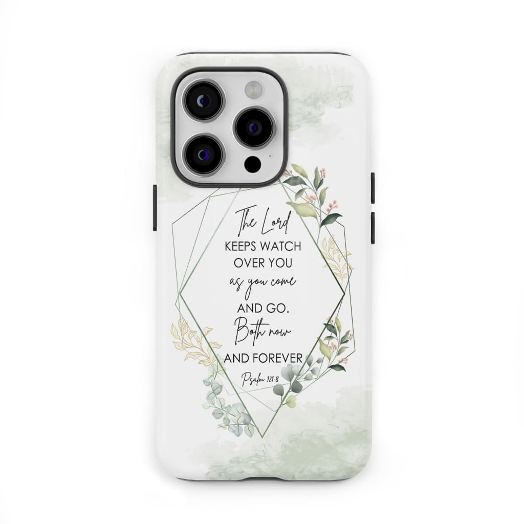 The Lord keeps watch over you as come and go phone case | Bible verse cases