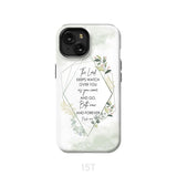 The Lord keeps watch over you as come and go phone case | Bible verse cases iPhone 15 / Tough