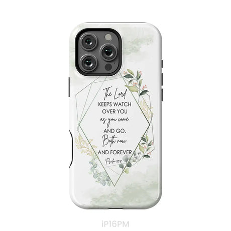 The Lord keeps watch over you as you come and go phone case | Bible verse phone cases iPhone 16 Pro Max / Tough Case