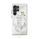 The Lord keeps watch over you as you come and go phone case | Bible verse phone cases Samsung Galaxy S25 Ultra / Tough