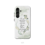 The Lord keeps watch over you as you come and go phone case | Bible verse phone cases Samsung Galaxy S25 / Tough Case