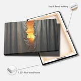 The Veil Was Torn at Jesus’ Crucifixion Christian Wall Art Canvas