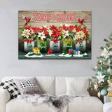 Today I choose faith hope love peace joy Christmas wall art, Christian Wall Decor
