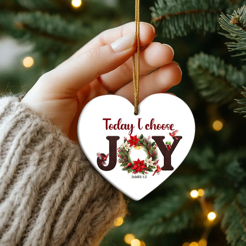 Religious ornament symbolizing faith, resilience, and the joy found in God’s promises.