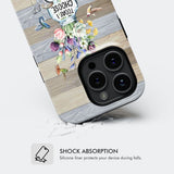 Today I choose joy hummingbird floral phone case