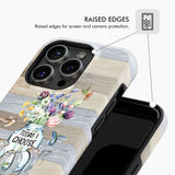 Today I choose joy hummingbird floral phone case