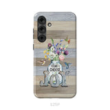 Today I choose joy hummingbird floral phone case Samsung Galaxy S25 Plus / Tough Case
