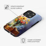 Today I Choose Joy Hummingbird Sunflower Phone Case