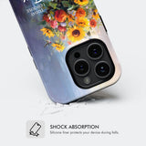 Today I Choose Joy Hummingbird Sunflower Phone Case
