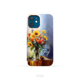 Today I Choose Joy Hummingbird Sunflower Phone Case iPhone 12 Mini / Tough Case