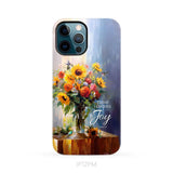 Today I Choose Joy Hummingbird Sunflower Phone Case iPhone 12 Pro Max / Tough Case
