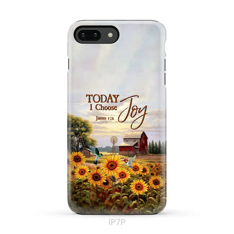 Today I Choose Joy James 1:2 American Farm Phone Case iPhone 7 Plus / Tough Case