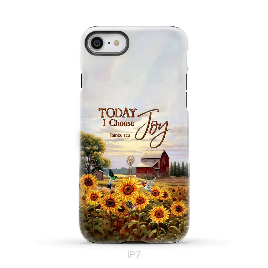 Today I Choose Joy James 1:2 American Farm Phone Case iPhone 7 / Tough Case