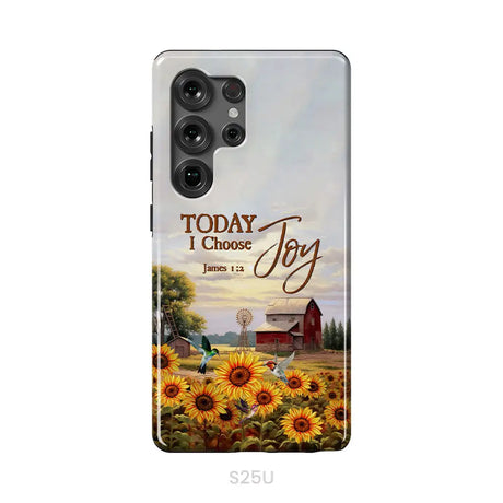 Today I Choose Joy James 1:2 American Farm Phone Case Samsung Galaxy S25 Ultra / Tough Case