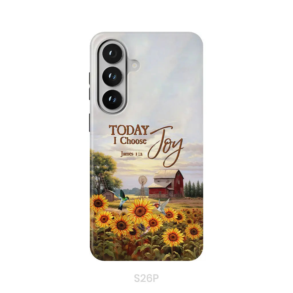 Today I Choose Joy James 1:2 American Farm Phone Case Samsung Galaxy S26 / Tough Case