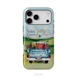 Today I Choose Joy James 1:2 Car With Flowers Phone Case iPhone 17 Pro Max / Tough Case