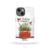 Today I Choose Joy James 1:2 Christmas Phone Case iPhone 13 / Tough Case