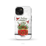 Today I Choose Joy James 1:2 Christmas Phone Case iPhone 15 / Tough Case
