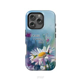 Today I Choose Joy James 1:2 Hummingbird With Daisies Phone Case iPhone 16 Pro / Tough Case