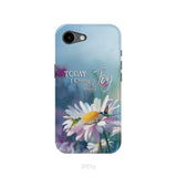 Today I Choose Joy James 1:2 Hummingbird With Daisies Phone Case iPhone 17e / Tough Case