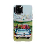 Today I Choose Joy James 1:2 Car With Flowers Phone Case iPhone 11 Pro / Tough