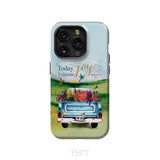 Today I Choose Joy James 1:2 Car With Flowers Phone Case iPhone 15 Pro / Tough