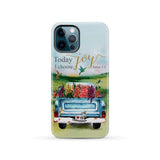 Today I Choose Joy James 1:2 Car With Flowers Phone Case iPhone 12 Pro / Tough