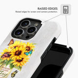Today I Choose Joy Sunflower & Butterfly Vase Phone Case