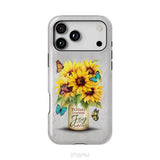 Today I Choose Joy Sunflower & Butterfly Vase Phone Case iPhone 18 Pro Max / Tough Case