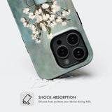 Trust in the Lord With All Your Heart Cotton Flowers Vase Phone Case