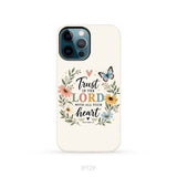 Trust In The Lord With All Your Heart Proverbs 3:5 Bible Verse Phone Case iPhone 12 Pro / Tough Case
