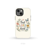 Trust In The Lord With All Your Heart Proverbs 3:5 Bible Verse Phone Case iPhone 13 Mini / Tough Case