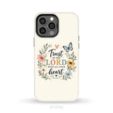 Trust In The Lord With All Your Heart Proverbs 3:5 Bible Verse Phone Case iPhone 13 Pro Max / Tough Case