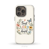 Trust In The Lord With All Your Heart Proverbs 3:5 Bible Verse Phone Case iPhone 14 Pro Max / Tough Case