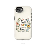 Trust In The Lord With All Your Heart Proverbs 3:5 Bible Verse Phone Case iPhone 16e / Tough Case