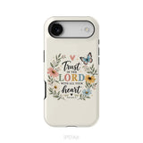 Trust In The Lord With All Your Heart Proverbs 3:5 Bible Verse Phone Case iPhone 17 Air / Tough Case