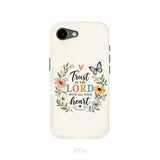 Trust In The Lord With All Your Heart Proverbs 3:5 Bible Verse Phone Case iPhone 17e / Tough Case