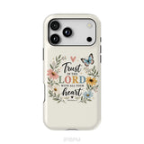 Trust In The Lord With All Your Heart Proverbs 3:5 Bible Verse Phone Case iPhone 18 Pro Max / Tough Case
