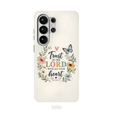 Trust In The Lord With All Your Heart Proverbs 3:5 Bible Verse Phone Case Samsung Galaxy S26 Ultra / Tough Case