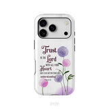 Trust in the Lord With All Your Heart Proverbs 3:5 Dandelions Flowers Phone Case
