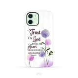Trust in the Lord With All Your Heart Proverbs 3:5 Dandelions Flowers Phone Case iPhone 12 / Tough Case